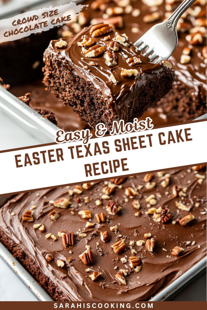 Easy Easter Texas Sheet Cake Recipe