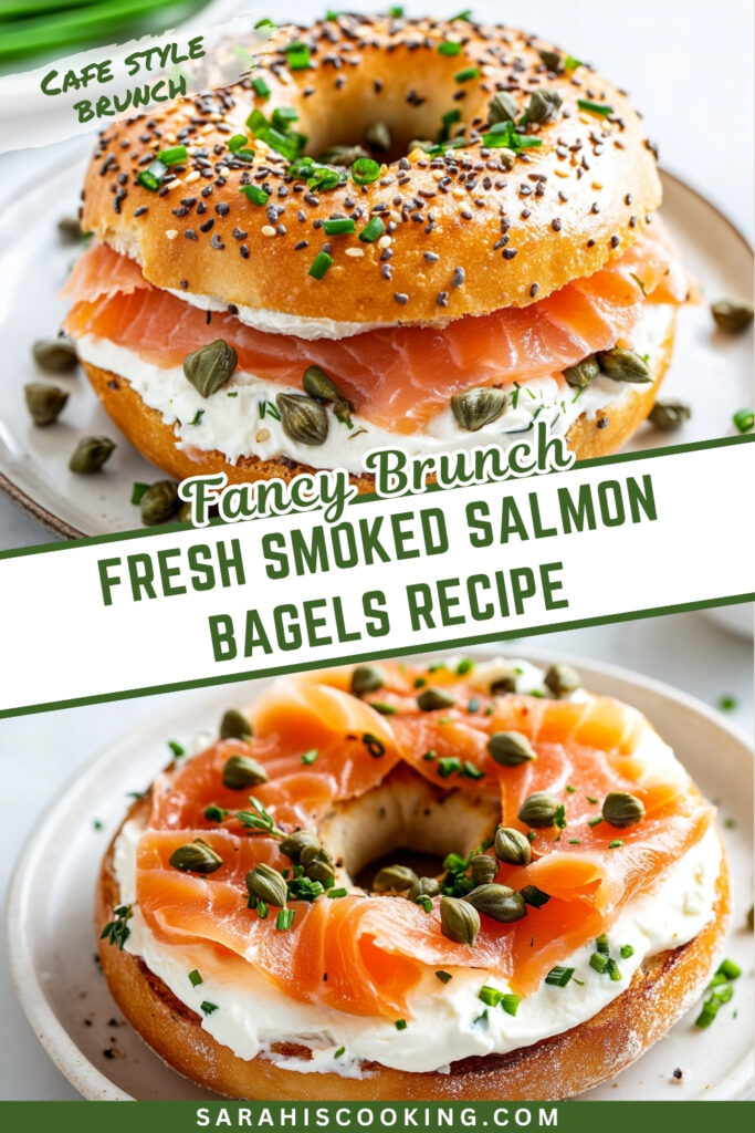 Fresh Creamy Smoked Salmon Bagels Recipe