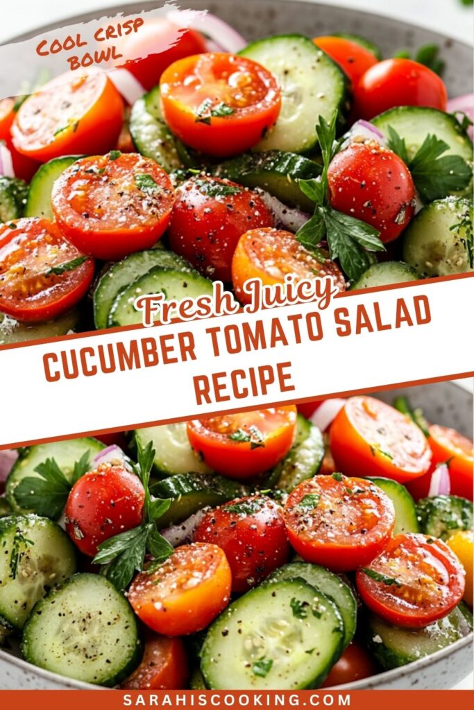 Fresh Cucumber Tomato Salad Recipe