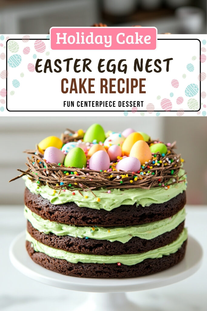Fun Easter Egg Nest Cake Recipe