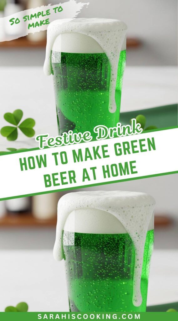 Green Beer Recipe for the Ultimate St Patricks Day Party Drink