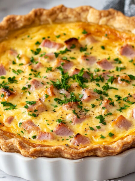 Ham and Cheese Quiche Recipe