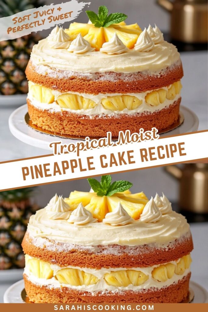 Juicy Pineapple Cake Recipe