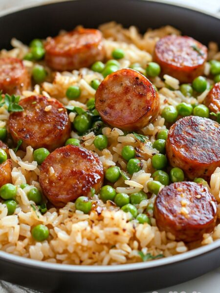 Kielbasa and Rice Skillet Recipe