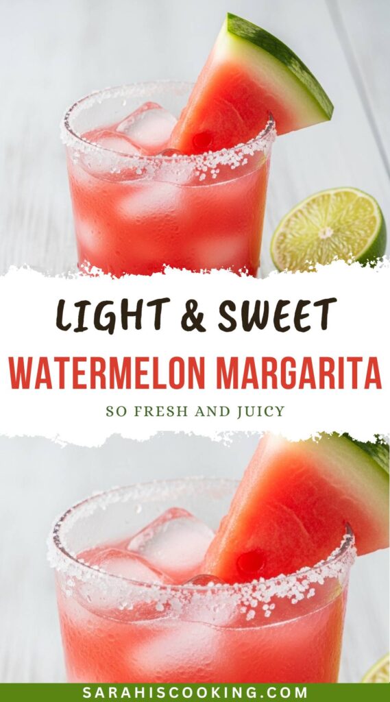 Light Sweet Watermelon Margarita Recipe