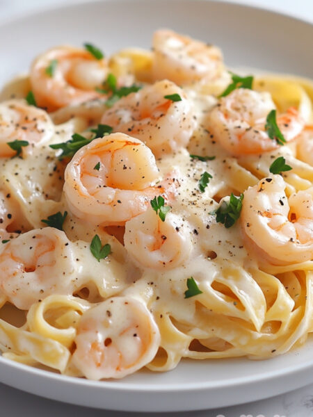 Shrimp Fettuccine Alfredo Recipe