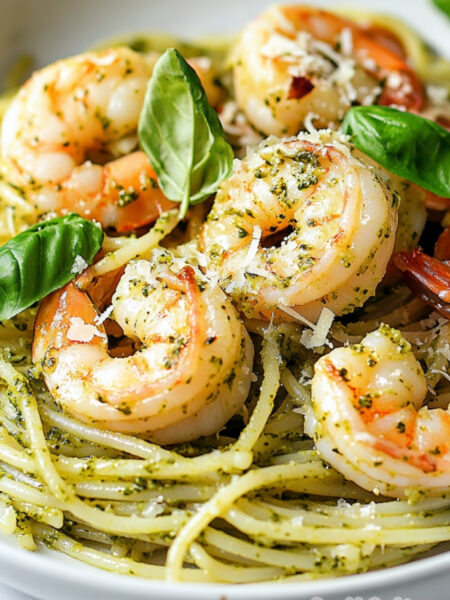 Shrimp Pesto Pasta Recipe