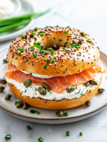 Smoked Salmon Bagels Recipe