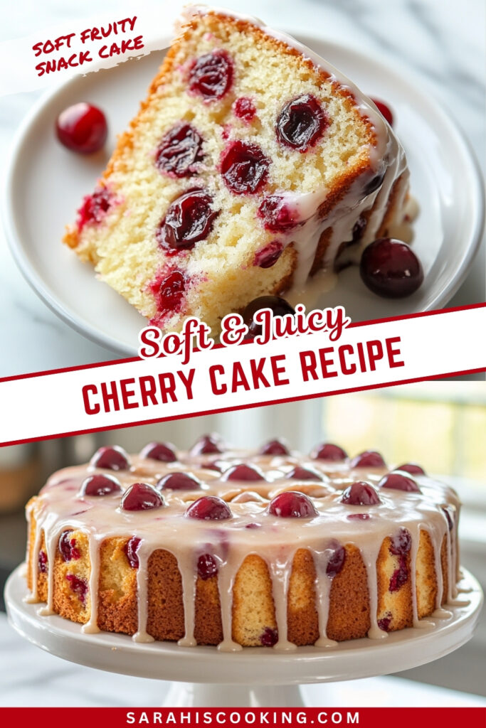 Soft Cherry Cake Recipe