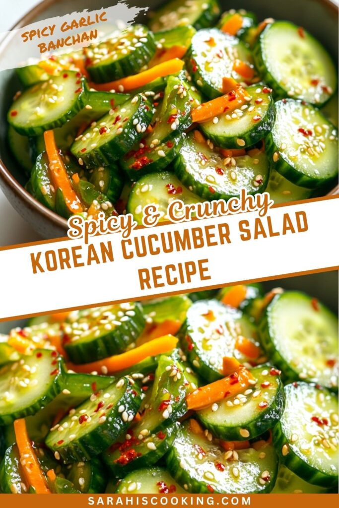 Spicy & Crunchy Korean Cucumber Salad Recipe