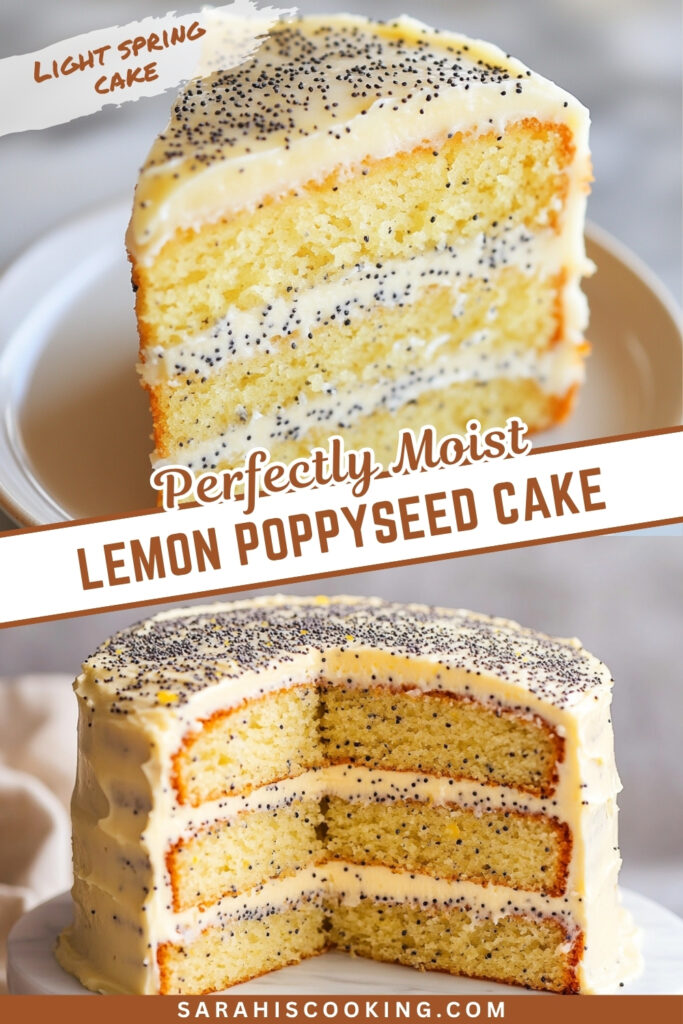 Spring Lemon Poppyseed Cake Recipe