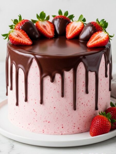 Strawberry Chocolate Cake Recipe