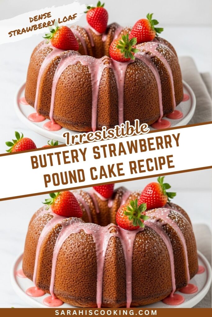 Strawberry Pound Cake That Is Buttery Rich and Perfectly Moist