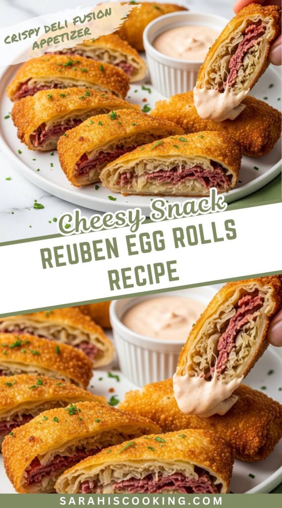 These Reuben Egg Rolls Are Crunchy Cheesy and So Addictive