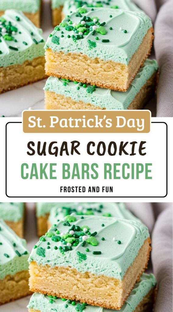 Thick Sugar Cookie Bars with Creamy Frosting Perfect for Celebrations