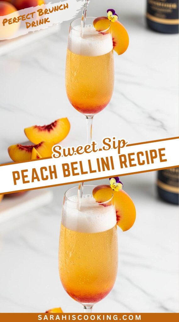 This Peach Bellini Is the Perfect Brunch Drink You Need