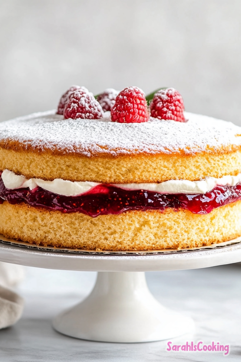 Victoria Cake Easy Victoria Sponge Cake Recipe - Sarah Is Cooking