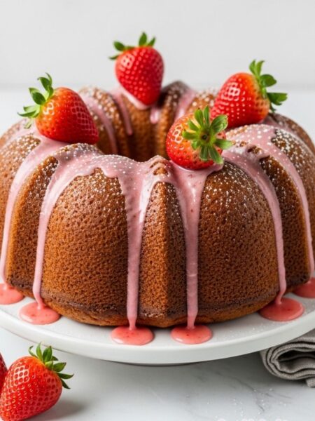 Strawberry Pound Cake Recipe