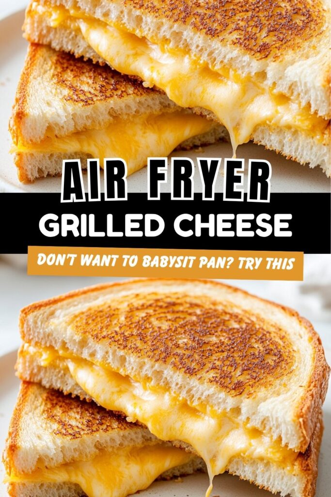 8-Minute Air Fryer Grilled Cheese Recipe