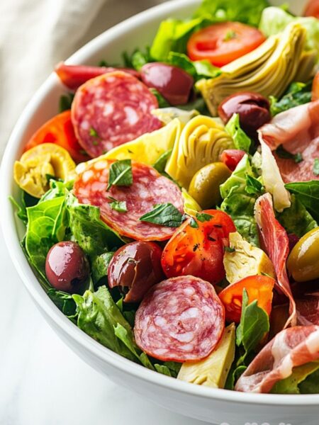 Antipasto Salad with Easy Italian Dressing