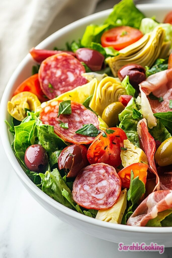 Antipasto Salad with Easy Italian Dressing