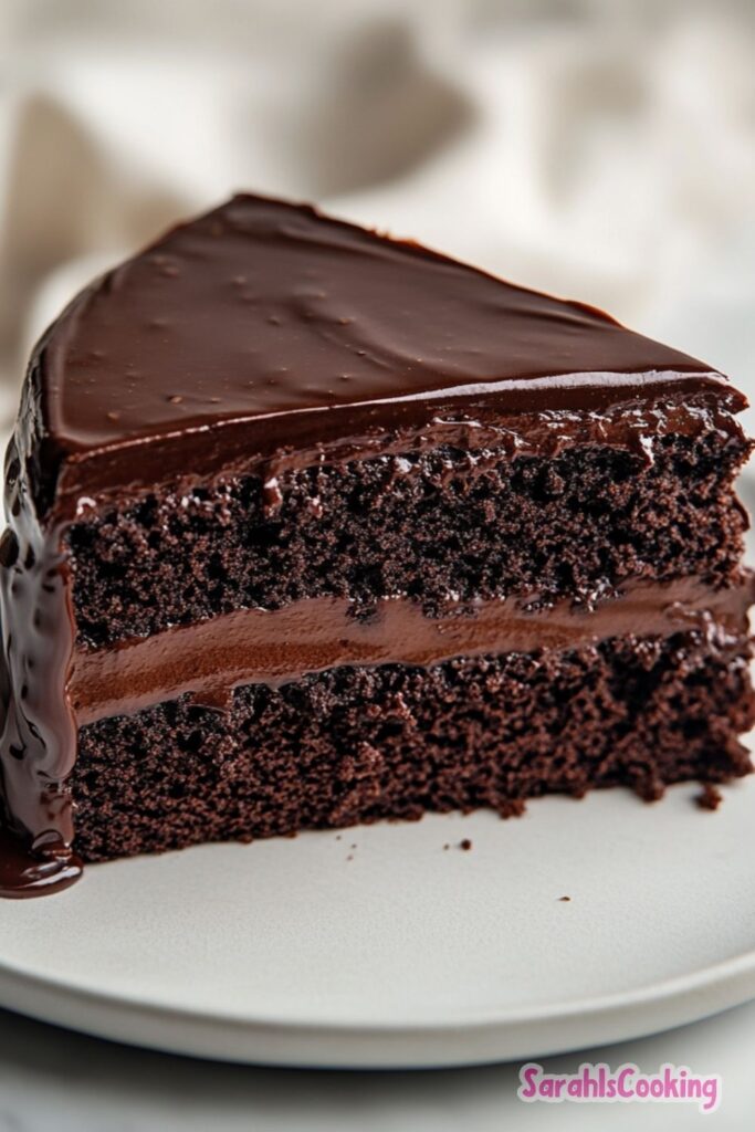 BEST EVER Chocolate Ganache Cake Recipe