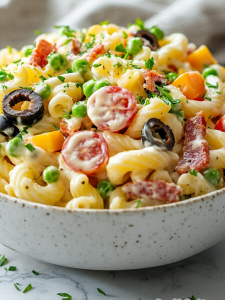 Bacon Ranch Pasta Salad Recipe