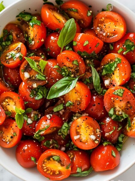 Cherry Tomato Salad with Balsamic Dressing