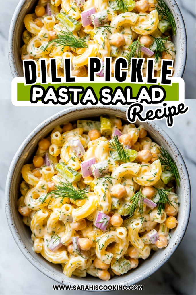 Creamy Dill Pickle Pasta Salad Recipe