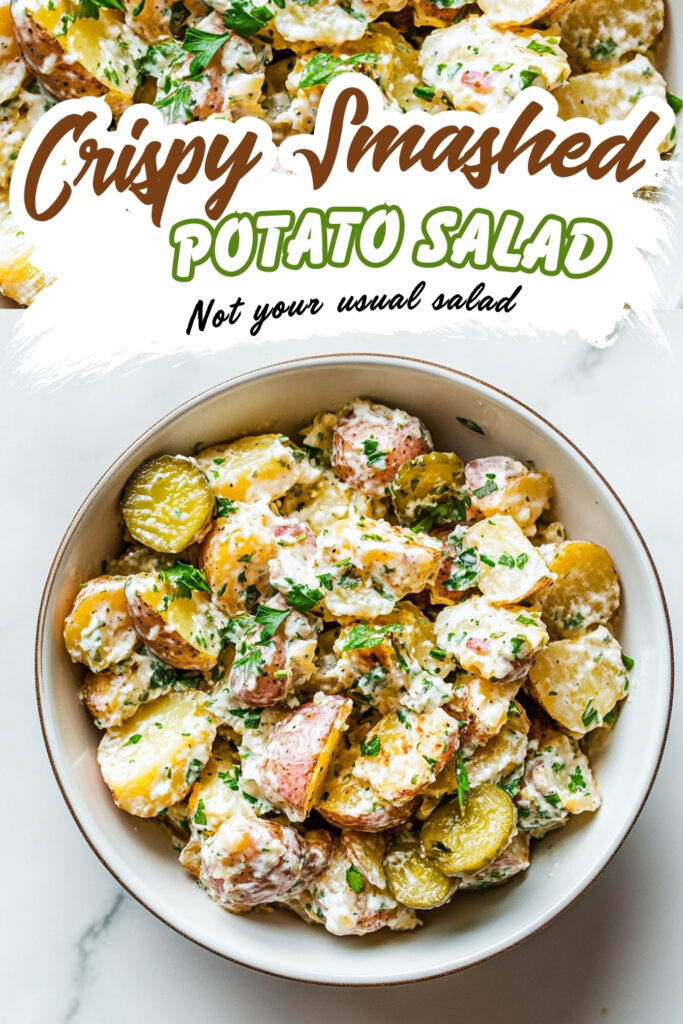 Creamy Smashed Potato Salad Recipe