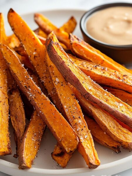 Crispy Baked Sweet Potato Fries Recipe