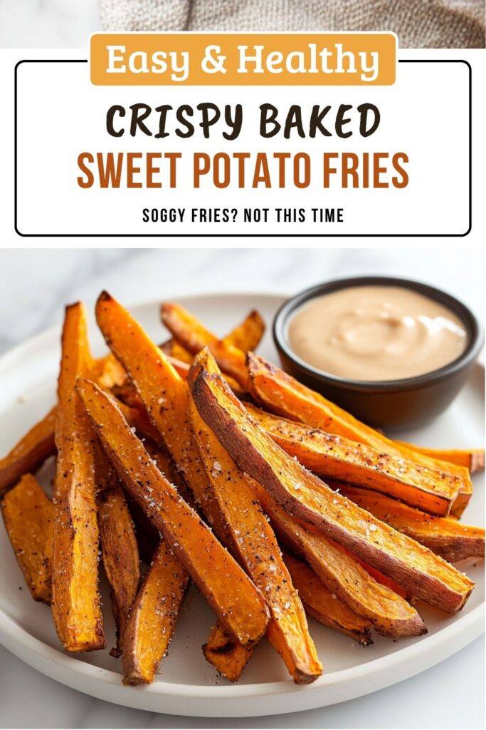 Crispy Baked Sweet Potato Fries Without Deep Frying