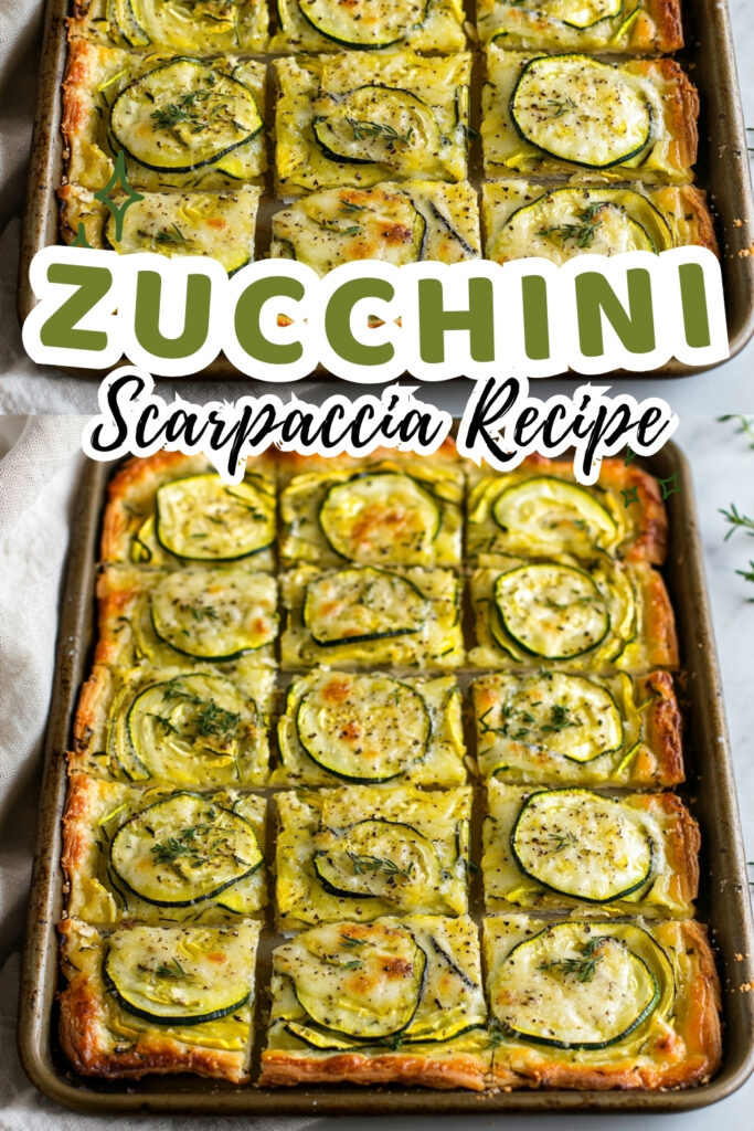 Crispy Zucchini Scarpaccia Recipe