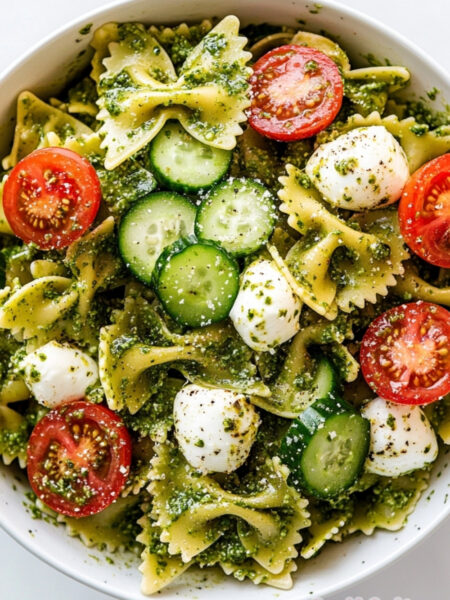 Easy Pesto Pasta Salad Recipe