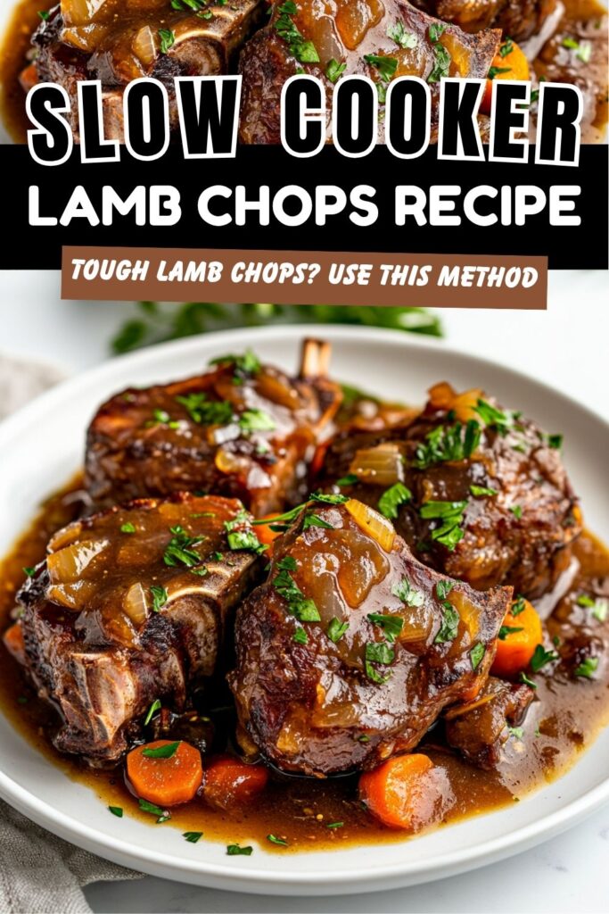 Easy Slow Cooker Lamb Chops Recipe