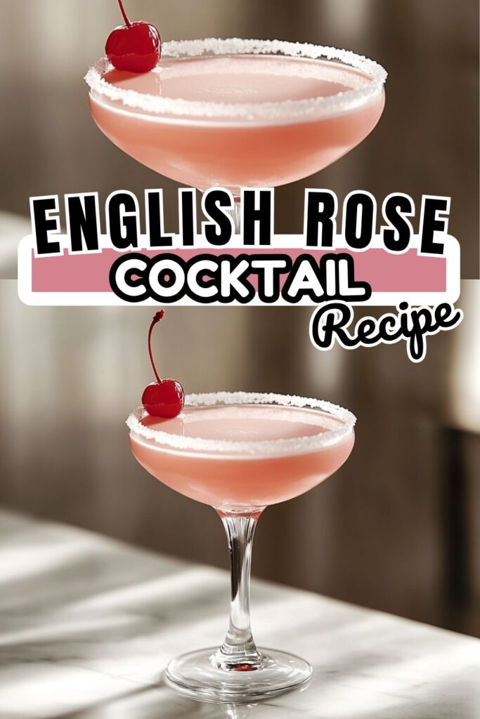 English Rose Cocktail That Feels Elegant and Fresh