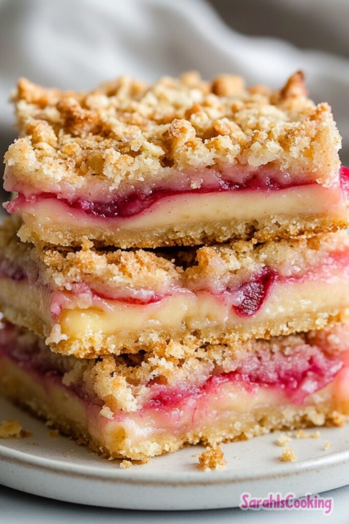 Grandma's Rhubarb Custard Bars Recipe