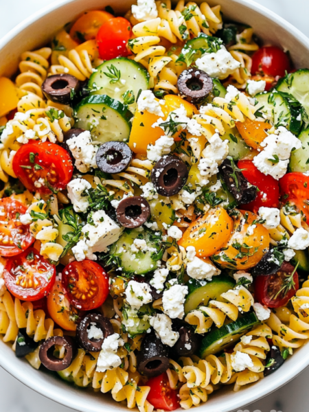 Greek Pasta Salad Recipe