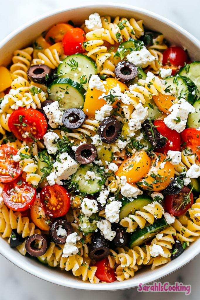 Greek Pasta Salad Recipe