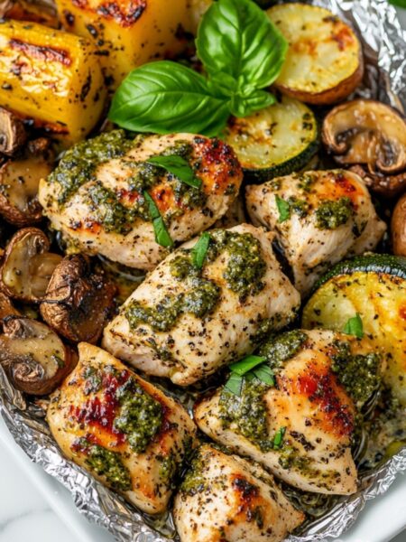 Grilled Chicken Foil Packets Recipe