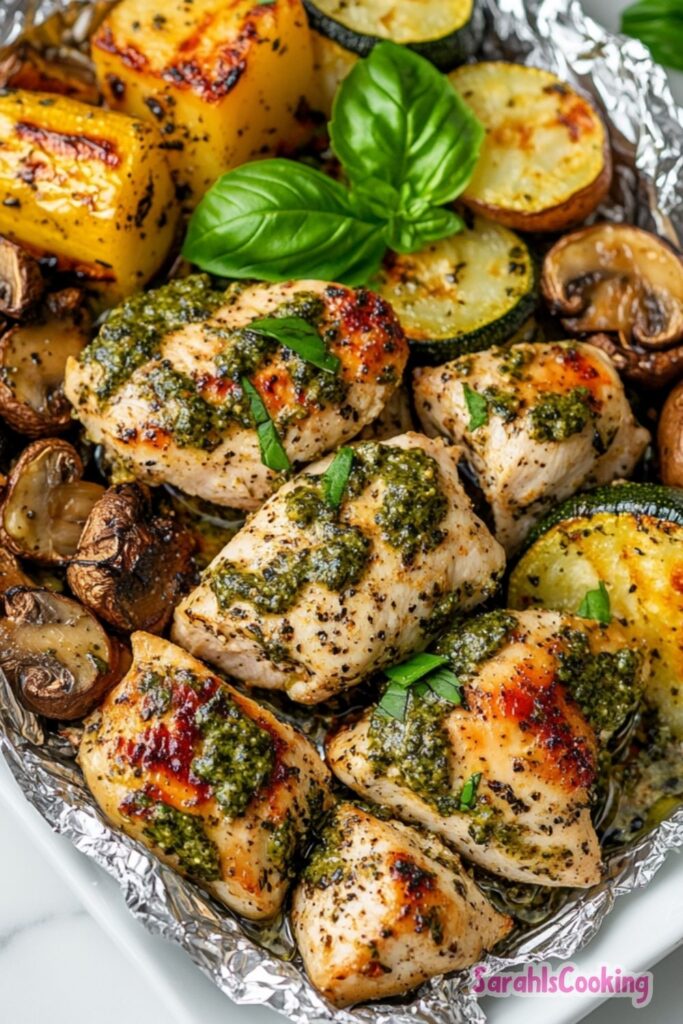 Grilled Chicken Foil Packets Recipe