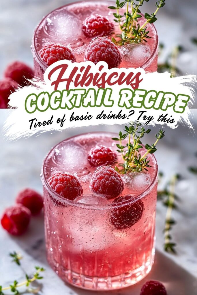 Hibiscus Cocktail With a Bright Tart Twist You’ll Love