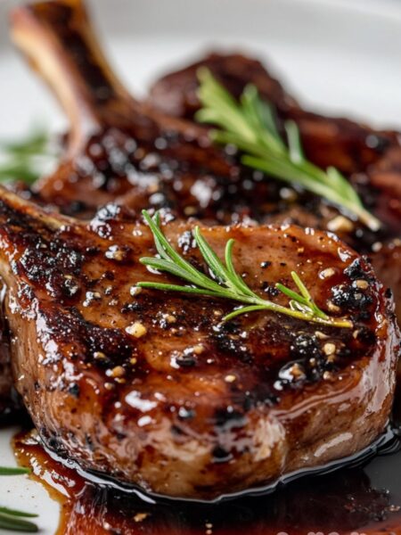 Honey-Balsamic Lamb Chops Recipe