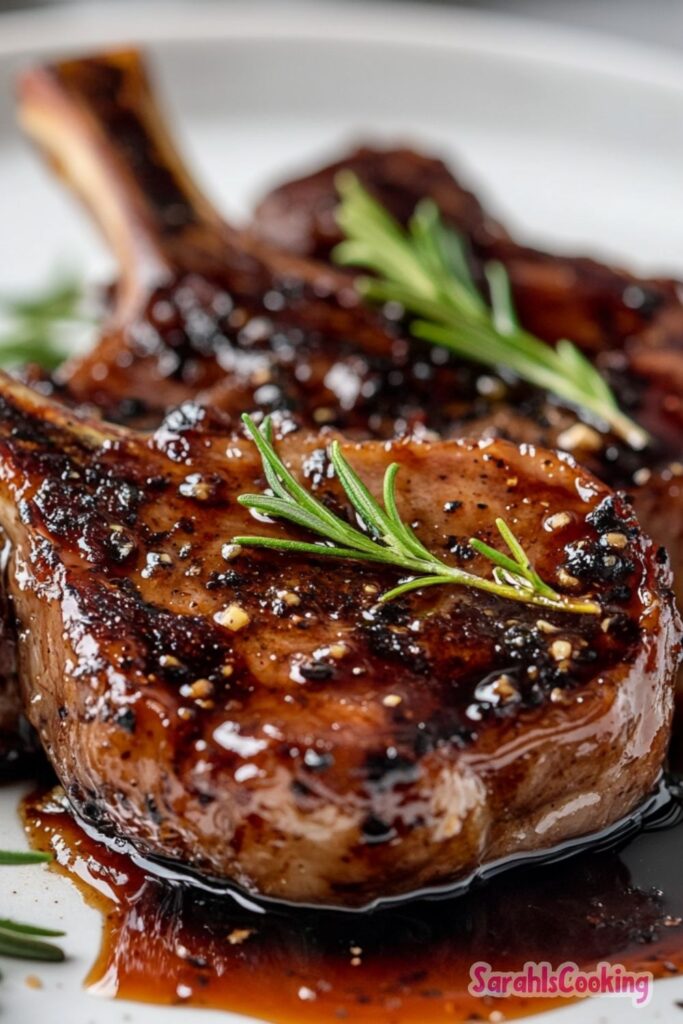 Honey-Balsamic Lamb Chops Recipe