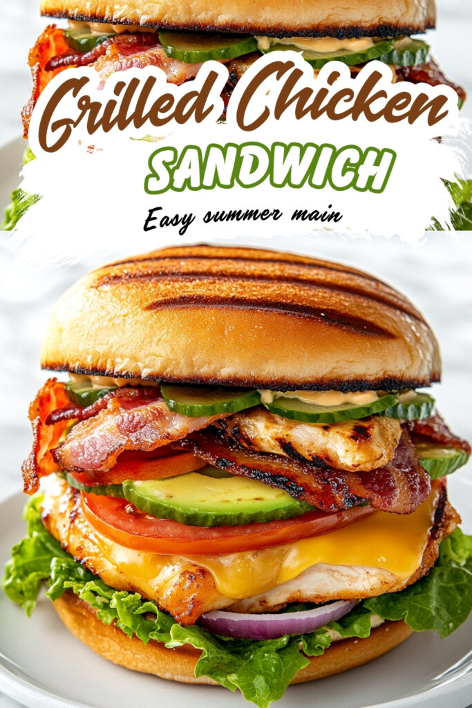 Juicy Grilled Chicken Sandwich Recipe