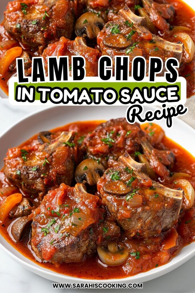 Juicy Lamb Chops in Tomato Sauce Recipe