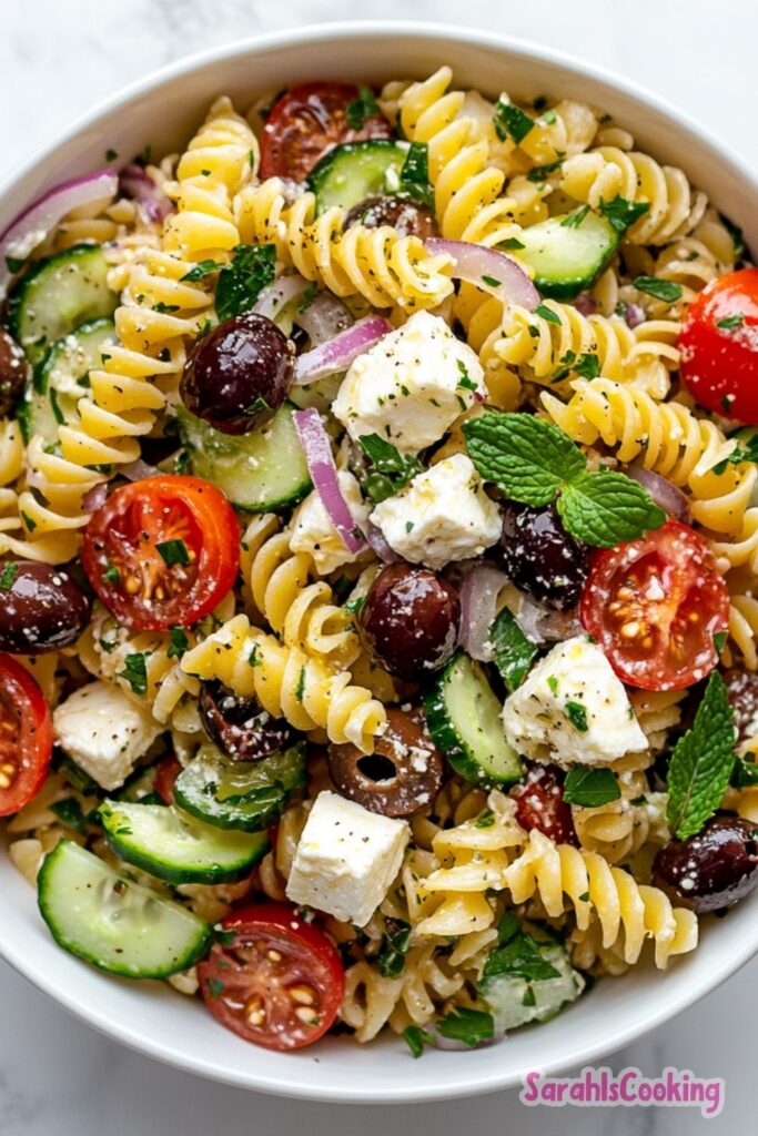 Mediterranean Pasta Salad Recipe