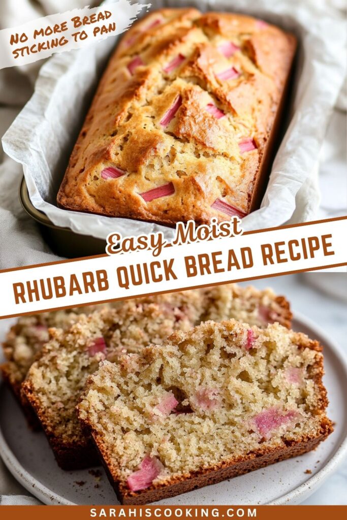 Moist Rhubarb Quick Bread Recipe