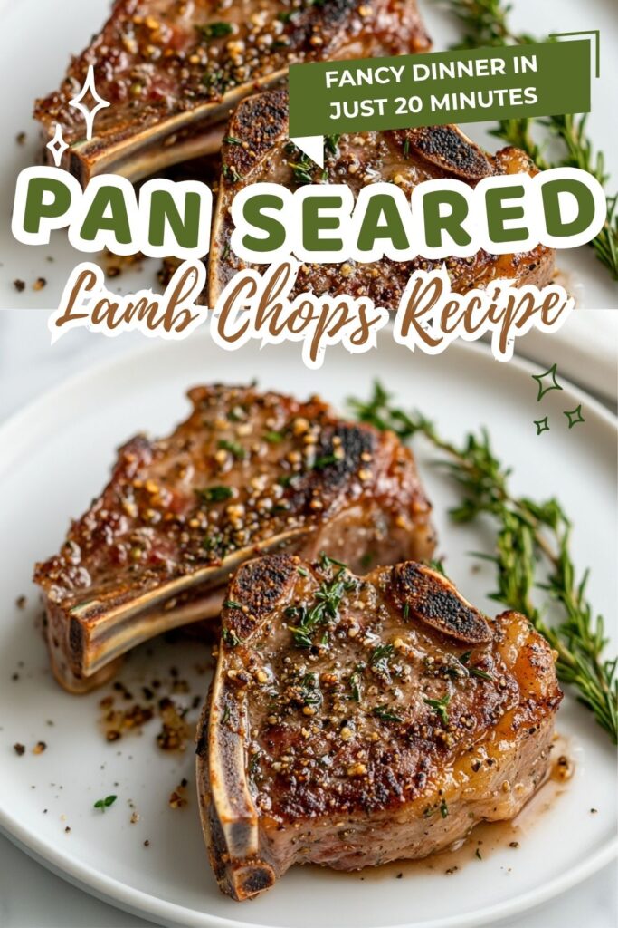 Pan Seared Lamb Chops Recipe