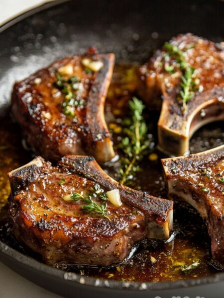 Pan Seared Lamb Chops Recipe